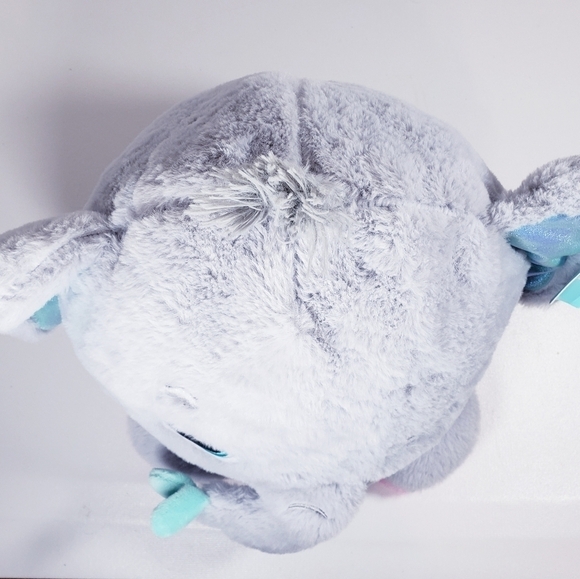 Hug Me Elephant 10" Stuffed Animal Plush Reversible - Grey & Pink - 'Ellie' NEW - Picture 4 of 12